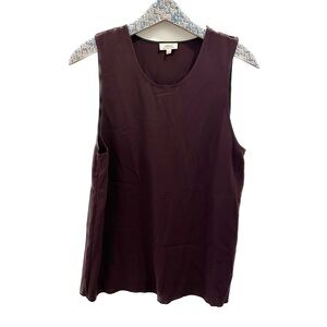 Aritzia Wilfred Tank Top Large purple open back